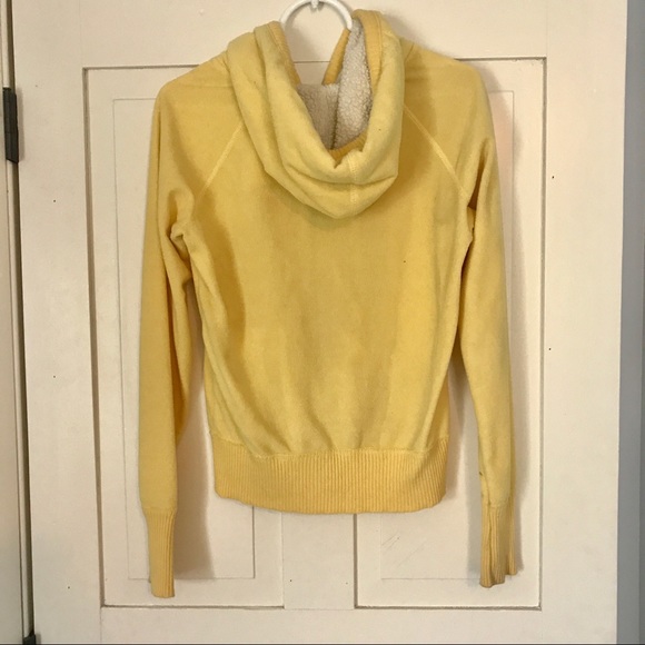 Yellow Zip Up Hoodie - Picture 2 of 4